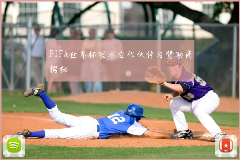 FIFA世界杯官方合作伙伴与赞助商揭秘