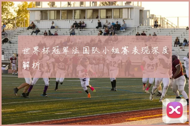 世界杯冠军法国队小组赛表现深度解析