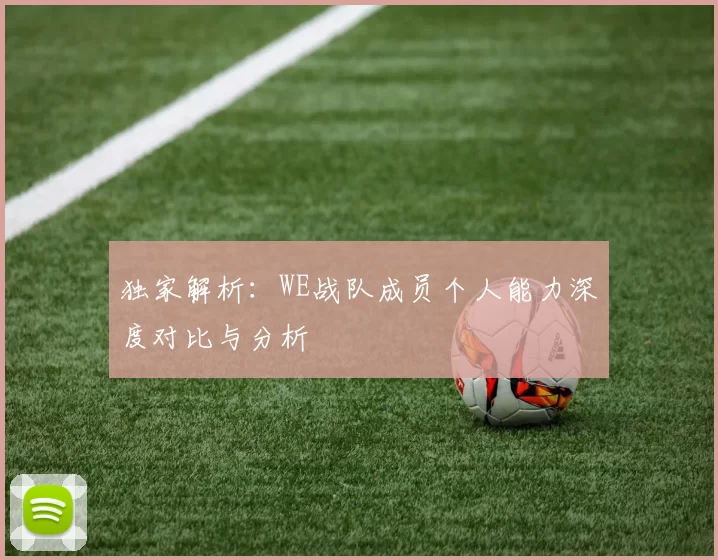 独家解析:WE战队成员个人能力深度对比与分析
